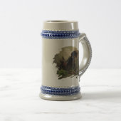Deutsches Drahthaar Pointer Bierglas (VorderseiteRechts)