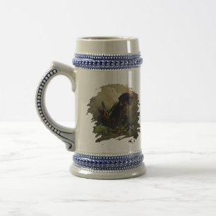 Deutsches Drahthaar Pointer Bierglas