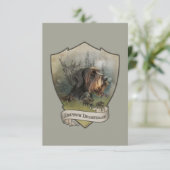 Deutsches Drahthaar Pointer, Boarenjagd (Stehend Vorderseite)