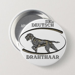 Deutsches Drahthaar Pointer Button