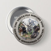 Deutsches Drahthaar Pointer Button (Vorne & Hinten)