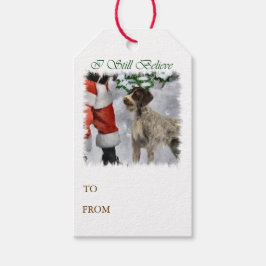 Deutsches Drahthaar Pointer Christmas Geschenkanhänger