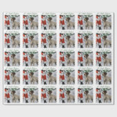 Deutsches Drahthaar Pointer Christmas Geschenkpapier (Flach)