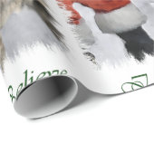 Deutsches Drahthaar Pointer Christmas Geschenkpapier (Rolleneckpunkt)