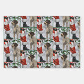 Deutsches Drahthaar Pointer Christmas Geschenkpapier Set (Vorderseite 2)