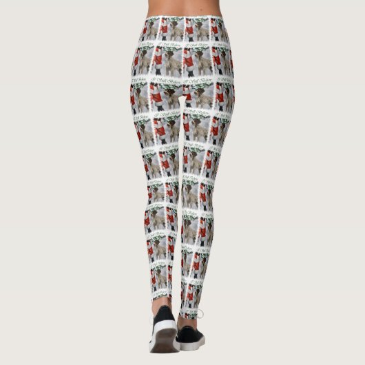 Deutsches Drahthaar Pointer Christmas Leggings (Rückseite)