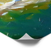 Deutsches Drahthaar Pointer Dog Poster (Ecke)