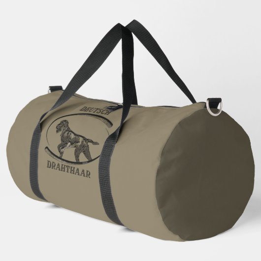 Deutsches Drahthaar Pointer Duffle Bag (Linke Ecke)