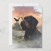 Deutsches Drahthaar Pointer Einladung (Vorderseite)