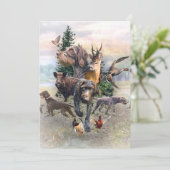 Deutsches Drahthaar Pointer Einladung (Stehend Vorderseite)