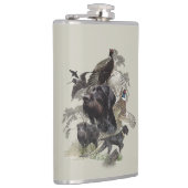 Deutsches Drahthaar Pointer Flachmann (Rechts)