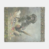 Deutsches Drahthaar Pointer Fleecedecke (Vorderseite (Horizontal))