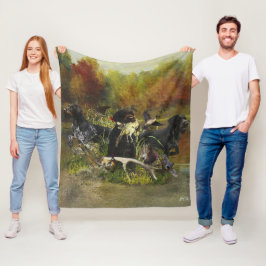 Deutsches Drahthaar Pointer Fleecedecke