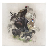 Deutsches Drahthaar Pointer Fotodruck (Vorne)