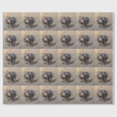 Deutsches Drahthaar Pointer Geschenkpapier (Flach)