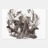 Deutsches Drahthaar Pointer Geschenkpapier Set (Vorderseite 3)