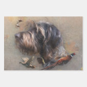 Deutsches Drahthaar Pointer Geschenkpapier Set (Vorderseite)