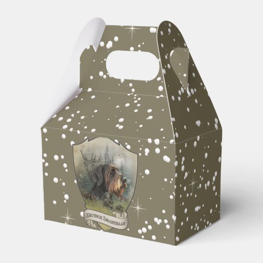 Deutsches Drahthaar Pointer Geschenkschachtel (Rückseite)