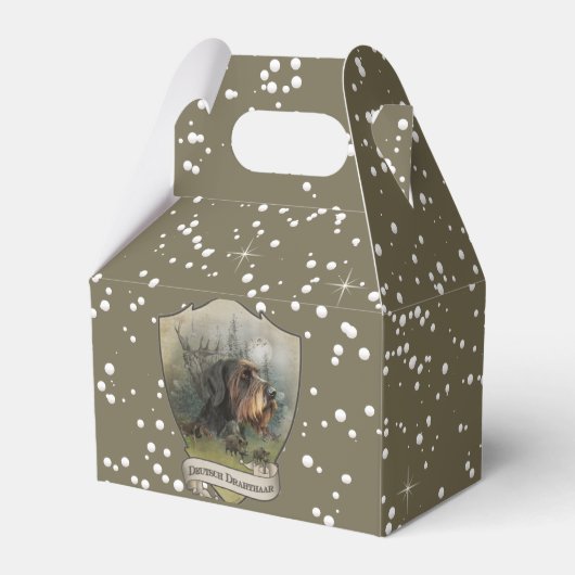 Deutsches Drahthaar Pointer Geschenkschachtel (Vorderseite)