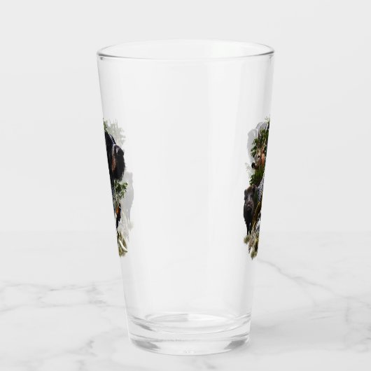 Deutsches Drahthaar Pointer Glas (Rechts)