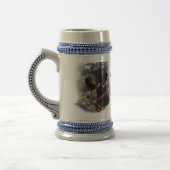Deutsches Drahthaar Pointer, GWP Bierglas (Links)