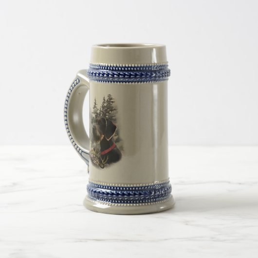 Deutsches Drahthaar Pointer, GWP Bierglas (Vorderseite Links)