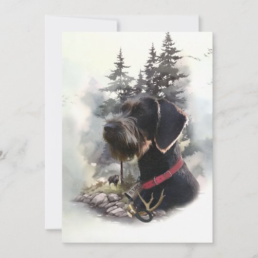 Deutsches Drahthaar Pointer, GWP Einladung (Vorderseite)