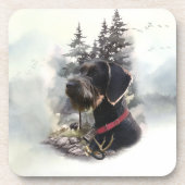 Deutsches Drahthaar Pointer, GWP Getränkeuntersetzer (Vorderseite)