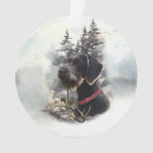 Deutsches Drahthaar Pointer, GWP Ornament (Vorderseite)