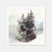 Deutsches Drahthaar Pointer, GWP Serviette (Vorderseite)