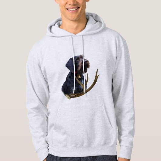 Deutsches Drahthaar Pointer Hoodie (Vorderseite)