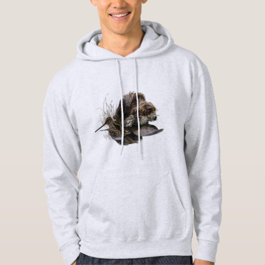 Deutsches Drahthaar Pointer Hoodie (Vorderseite)