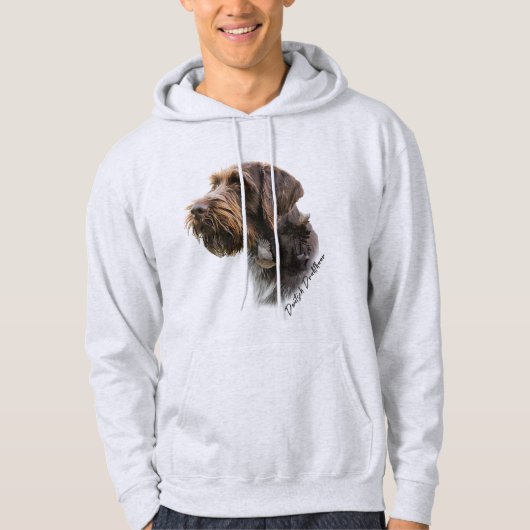 Deutsches Drahthaar Pointer Hoodie (Vorderseite)