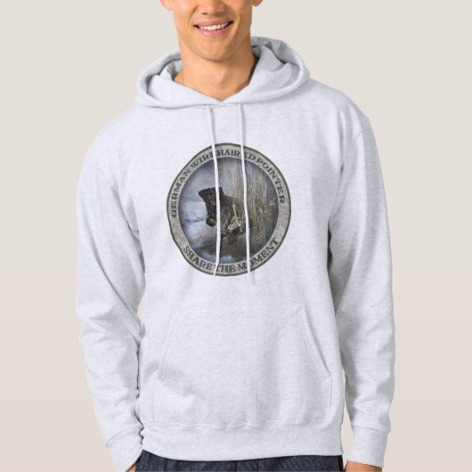 Deutsches Drahthaar Pointer Hoodie (Vorderseite)