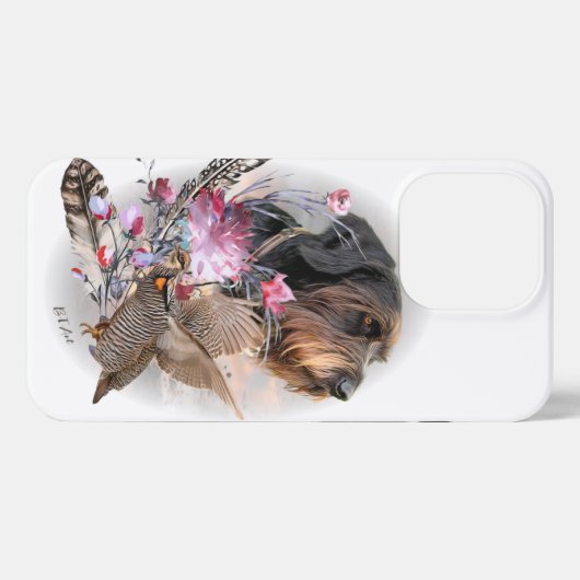 Deutsches Drahthaar Pointer iPhone Hülle (Rückseite (Horizontal))