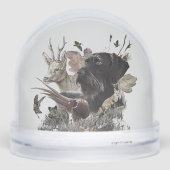 Deutsches Drahthaar Pointer, Jagd Schneekugeln (Vorderseite)