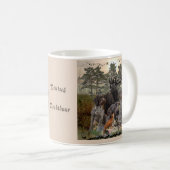 Deutsches Drahthaar Pointer Kaffeetasse (VorderseiteRechts)