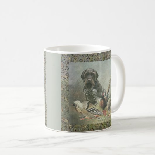 Deutsches Drahthaar Pointer Kaffeetasse (VorderseiteRechts)