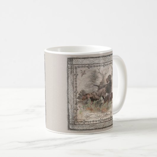Deutsches Drahthaar Pointer Kaffeetasse (VorderseiteRechts)
