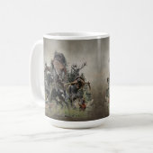 Deutsches Drahthaar Pointer Kaffeetasse (Vorderseite Links)