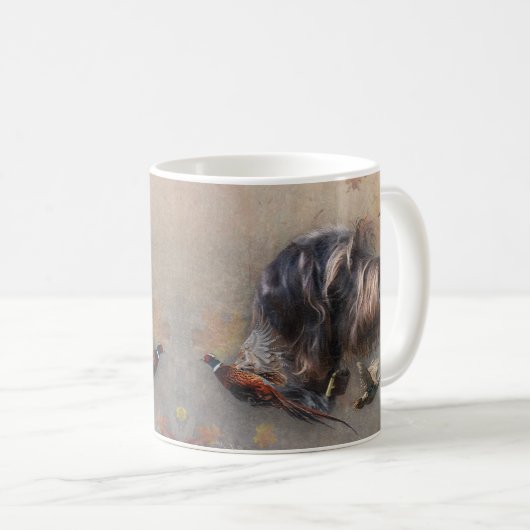 Deutsches Drahthaar Pointer Kaffeetasse (VorderseiteRechts)