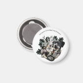 Deutsches Drahthaar Pointer Magnet (Vorderseite/Rückseite)