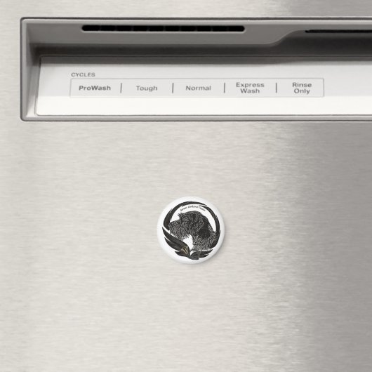 Deutsches Drahthaar Pointer Magnet (In Situ (Geschirrspüler))