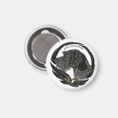 Deutsches Drahthaar Pointer Magnet (Vorderseite/Rückseite)