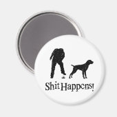 Deutsches Drahthaar Pointer Magnet (Vorderseite/Rückseite)