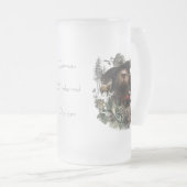 Deutsches Drahthaar Pointer Mattglas Bierglas (VorderseiteRechts)