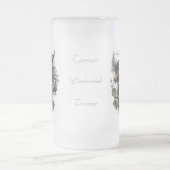 Deutsches Drahthaar Pointer Mattglas Bierglas (Mittel)