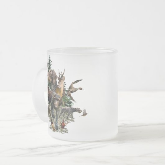 Deutsches Drahthaar Pointer Mattglastasse (Vorderseite Links)