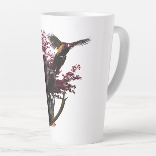 Deutsches Drahthaar Pointer Milchtasse (Rechte Ecke)