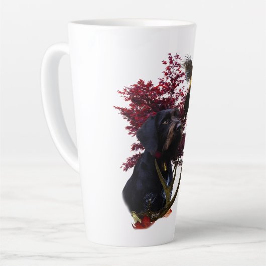 Deutsches Drahthaar Pointer Milchtasse (Linke Ecke)